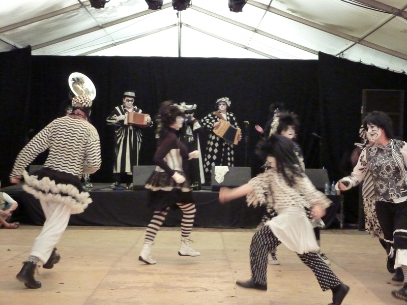 Sidmouth 2010 - Dance display at Blackmore Gardens marquee