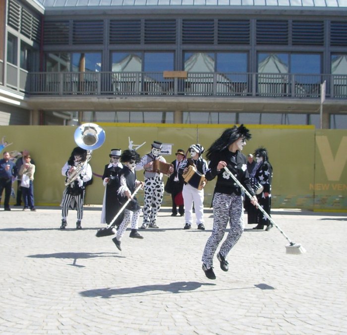 JMO Day of Dance at Bury St Edmunds, Suffolk. Proof that we do have real witches who know how to fly with a broomstick.