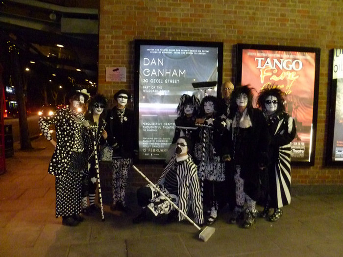 The Dan Canham poster is the one advertising the event in which we were appearing.