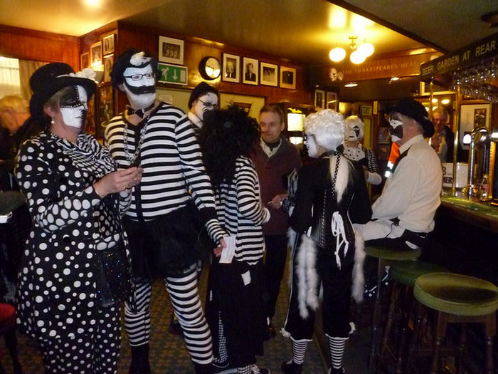 The Shakespeares Head is the pub over the road from the Sadlers Wells theatre