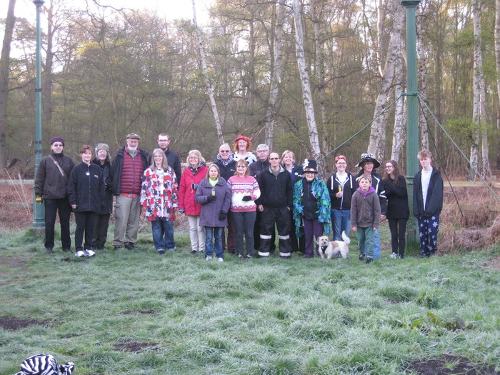 Holme Fen is  the lowest point in Great Britain, 2.75 metres (9.0 ft) below sea level, where we dance the sun up every year, celebrate the start of summer with a bottle of bubbly and pose for a group photo. 