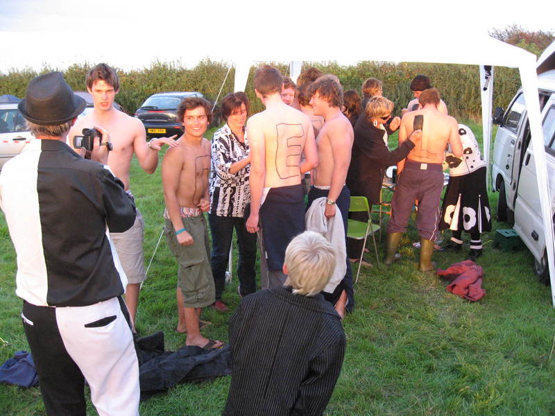 Pig Dyke face paint experts embark on a special commission